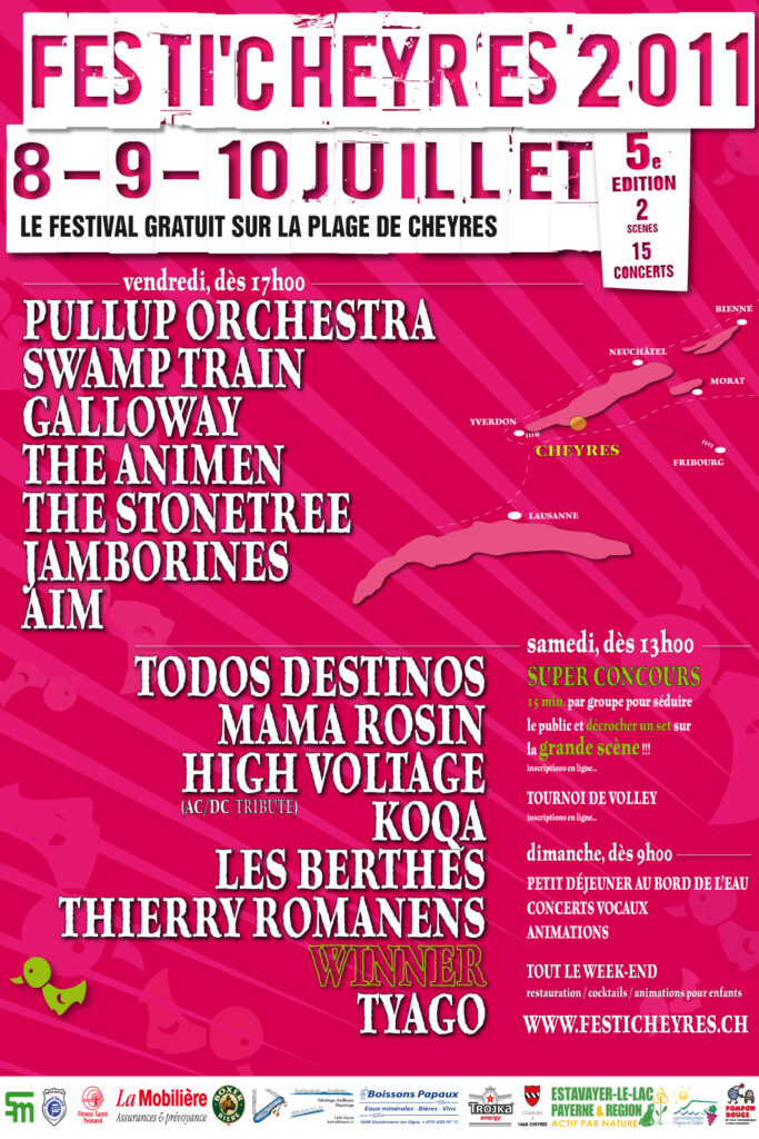Affiche Festi'Cheyres 2011