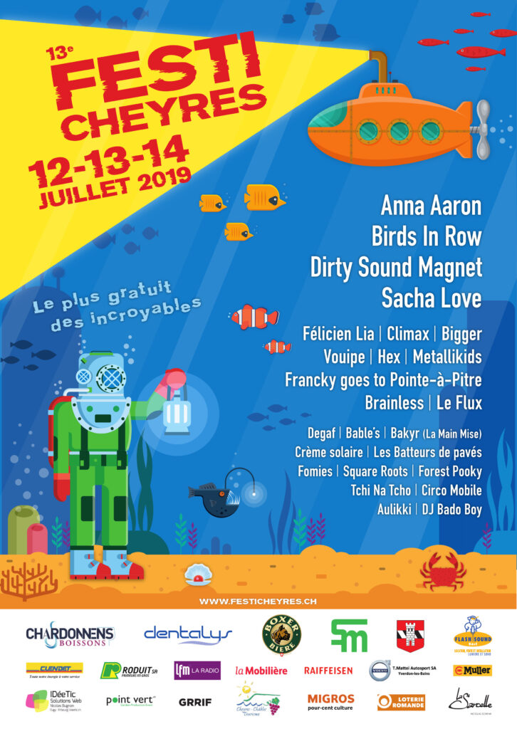 Affiche Festi'Cheyres 2019